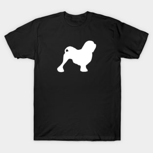 Lowchen Dog Silhouette T-Shirt